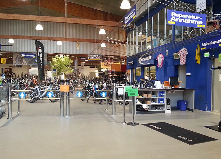 Innenaufnahme: Fahrradgeschäft - Bike Arena Bender Heilbronn Fahräder, eBikes