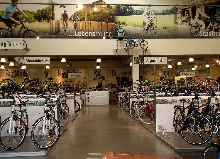 Innenaufnahme: Fahrradgeschäft - Lucky Bike - Ulm Ulm Fahräder, eBikes