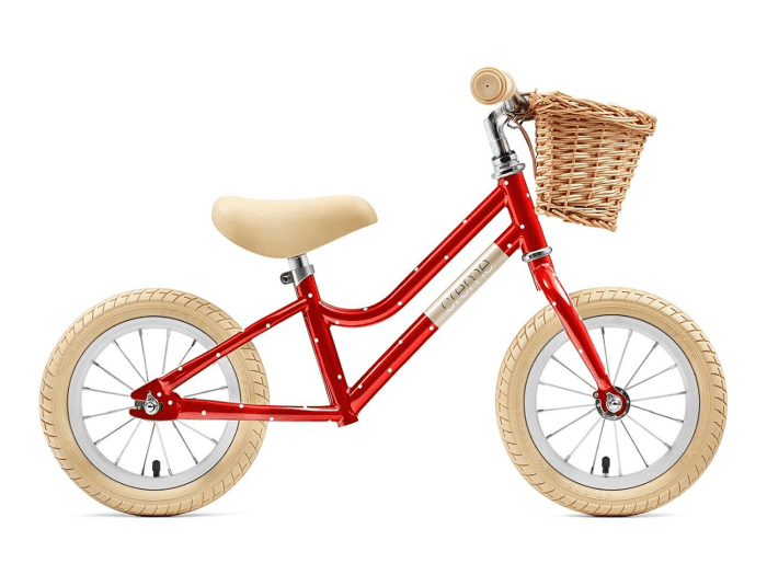 Creme Cycles Mia 12″ Push-Bike Red Polka