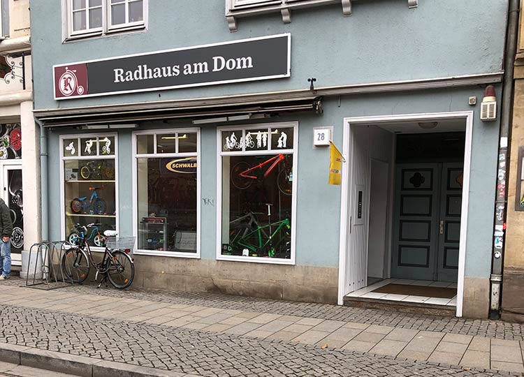 Außenaufnahme: Fahrradladen - Radhaus am Dom - Andreasstr. 28, 99084 Erfurt