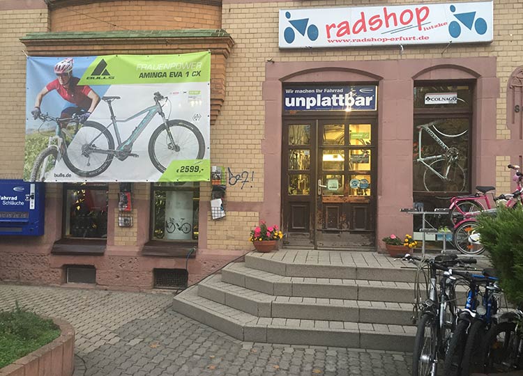 Außenaufnahme: Fahrradladen - Radshop Lutzke - Blumenstr. 80, 99092 Erfurt
