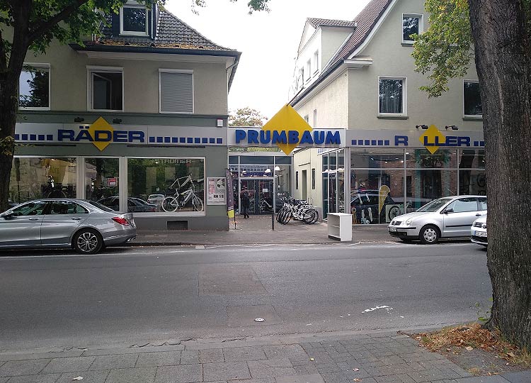 Außenaufnahme: Fahrradladen - Zweirad Prumbaum - Dellbrücker Hauptstr. 43-47, 51069 Köln