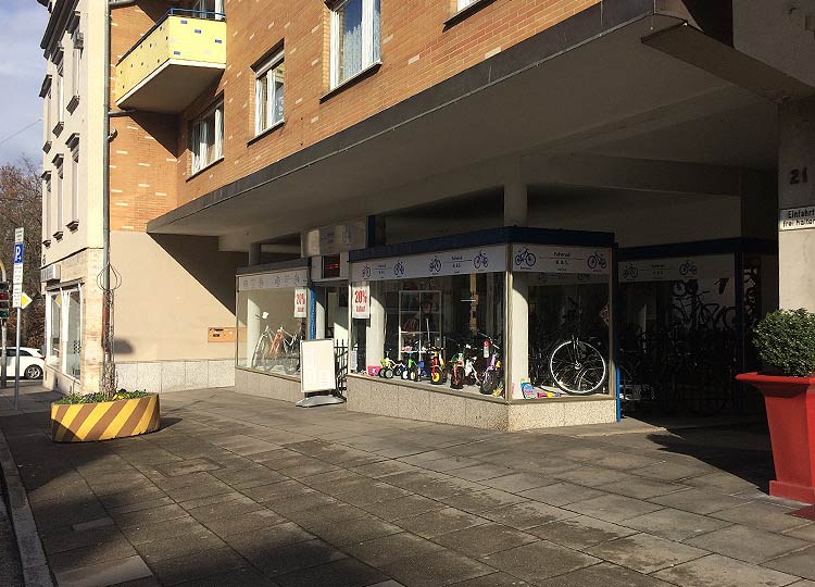 Außenaufnahme: Fahrradladen - Fahrrad B.& S. - Gablenberger Hauptstr. 21, 70186 Stuttgart