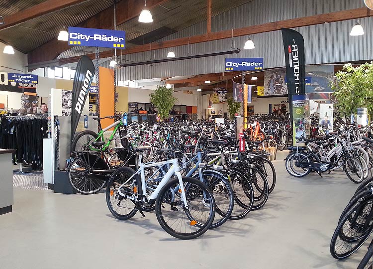 Innenaufnahme: Fahrradgeschäft - Bike Arena Bender Heilbronn Fahräder, eBikes
