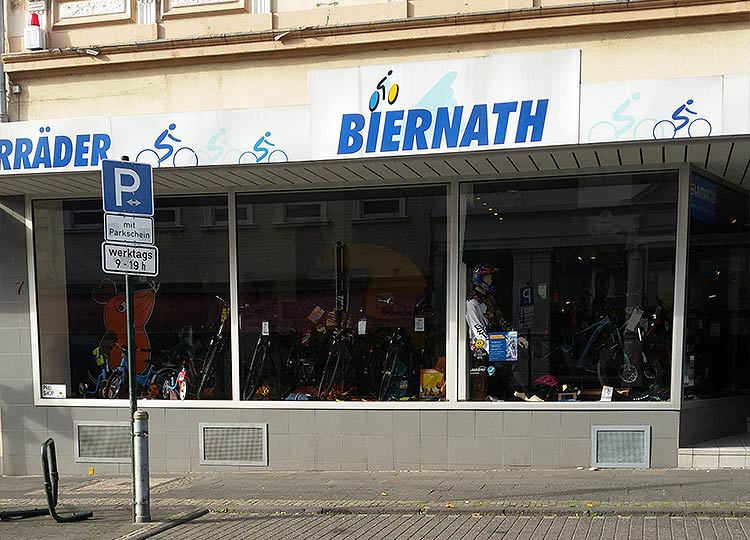 Außenaufnahme: Fahrradladen - Zweiräder Biernath - Grünstr. 7, 42697 Solingen