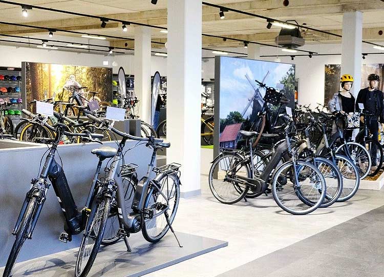 Innenaufnahme: Fahrradgeschäft - AS Fahrradcenter Dinklage Fahräder, eBikes