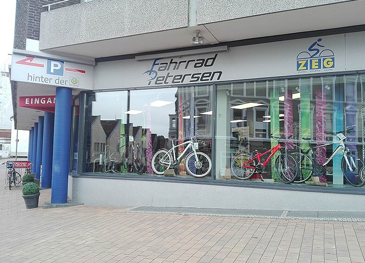 Außenaufnahme: Fahrradladen - Fahrrad Petersen - Hafermarkt 19, 24943 Flensburg