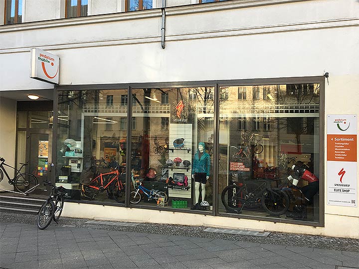 Außenaufnahme: Fahrradladen - Pedalum Mobile - Brunnenstr. 171, 10119 Berlin
