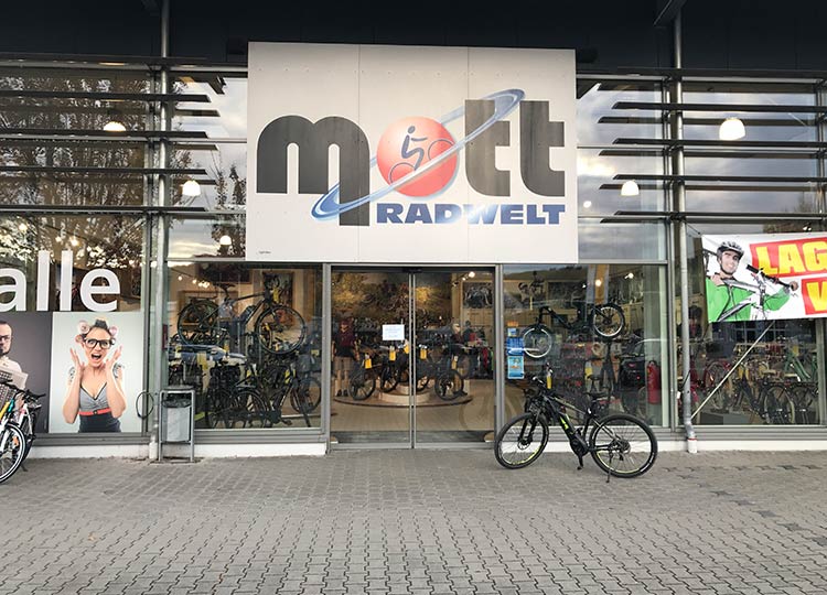 Außenaufnahme: Fahrradladen - Mott Radwelt - Wilhelm-Frank-Str. 82, 97980 Bad Mergentheim