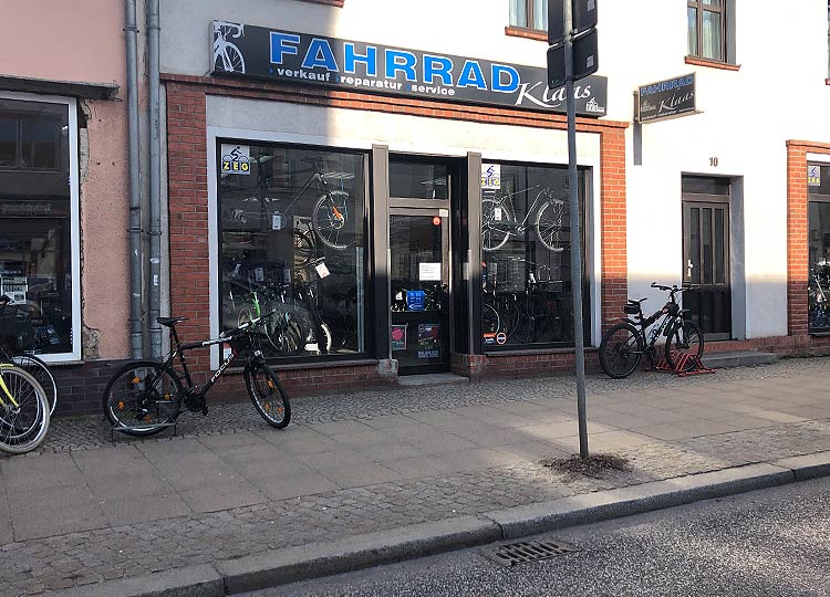 Außenaufnahme: Fahrradladen - Fahrradhaus Klaas - Bernauer Straße 10, 16515 Oranienburg
