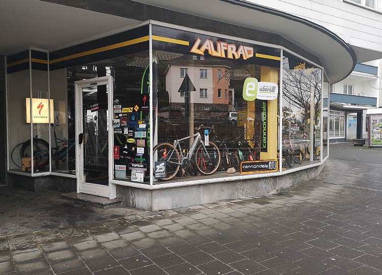 Außenaufnahme: Fahrradladen - Laufrad racingbikes - Bahnhofstr. 27, 56112 Lahnstein