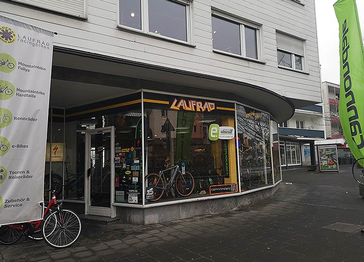 Außenaufnahme: Fahrradladen - Laufrad racingbikes - Bahnhofstr. 27, 56112 Lahnstein