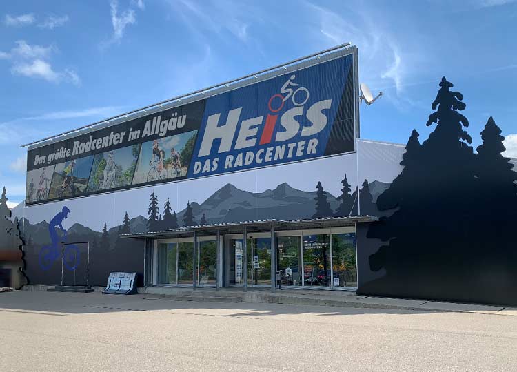 Außenaufnahme: Fahrradladen - Heiss Das Radcenter - Rudolf-Diesel-Str. 18, 87700 Memmingen