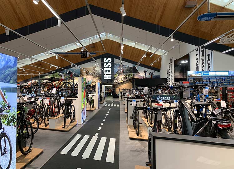 Innenaufnahme: Fahrradgeschäft - Heiss Das Radcenter Memmingen Fahräder, eBikes
