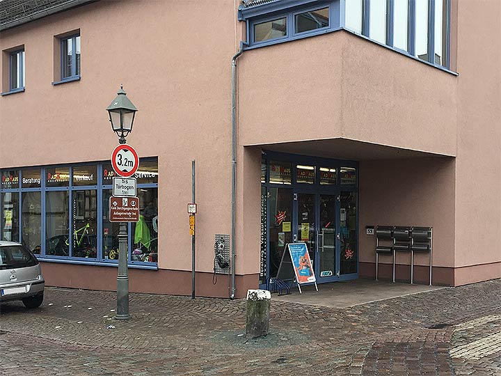 Außenaufnahme: Fahrradladen - Radhaus Hochstadt - Hauptstr. 53, 63477 Maintal