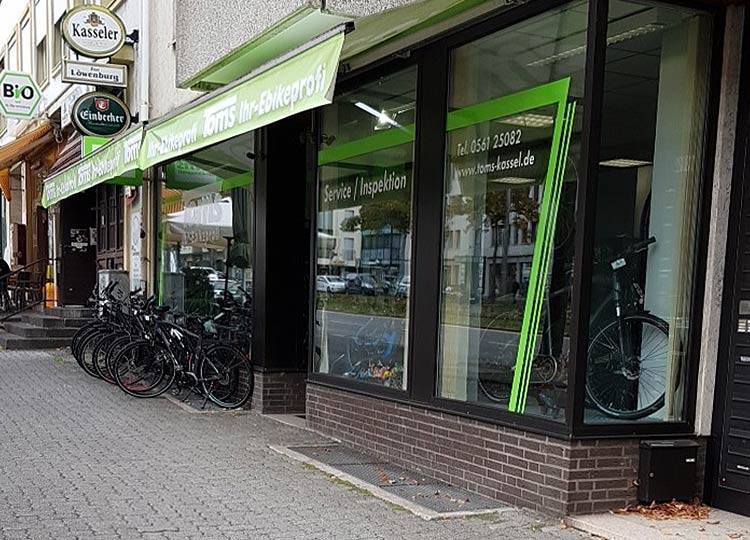 Außenaufnahme: Fahrradladen - Toms Ihr-Ebikeprofi - Wilhelmshöher Allee 132, 34119 Kassel