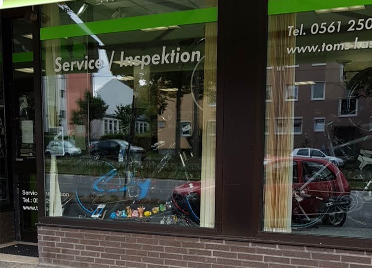 Außenaufnahme: Fahrradladen - Toms Ihr-Ebikeprofi - Wilhelmshöher Allee 132, 34119 Kassel