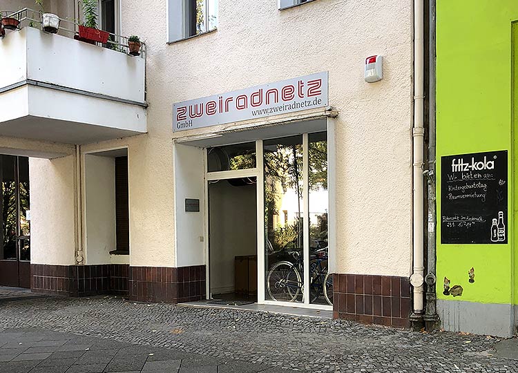 Außenaufnahme: Fahrradladen - Zweiradnetz GmbH - Yorckstr. 71, 10965 Berlin