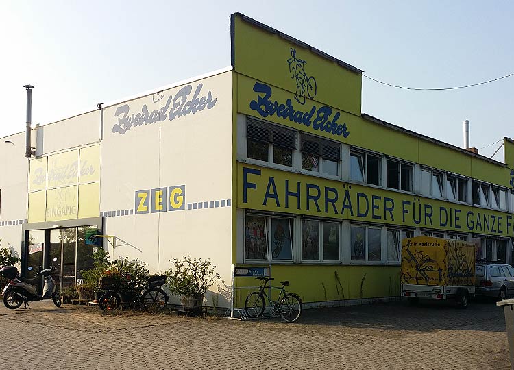 Außenaufnahme: Fahrradladen - Zweirad Eicker - Neureuter Str. 61, 76185 Karlsruhe