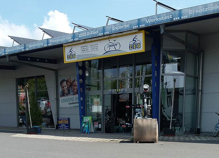 Außenaufnahme: Fahrradladen - 2-Rad Dosch - Carl-Benz-Str. 3, 74722 Buchen