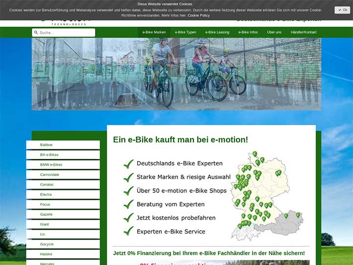 Lokales - e-motion e-Bike Experten
