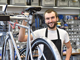 Fahrradhändler, Werkstattservice