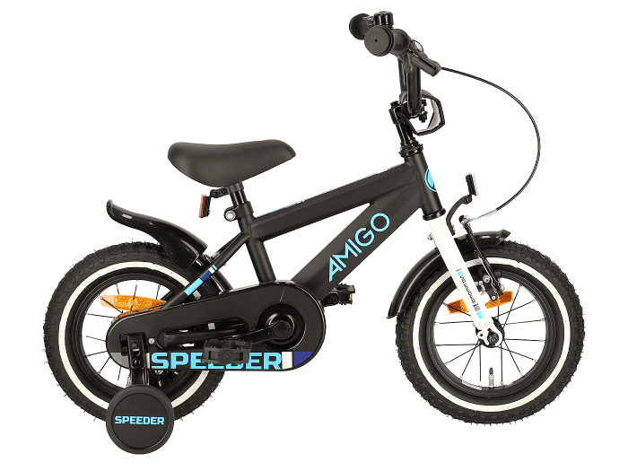 AMIGO Speeder 12 Zoll schwarz / blau / weiß