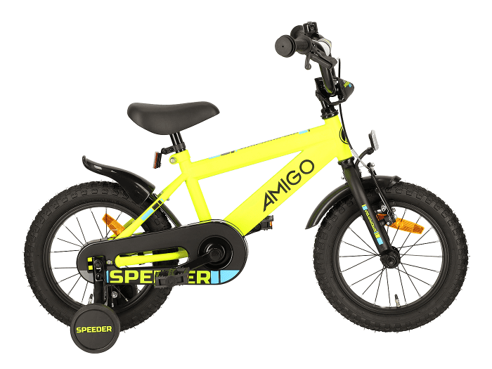 AMIGO Speeder 14 Zoll gelb / schwarz