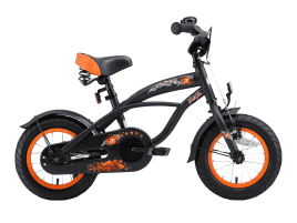 BIKESTAR Kid‘s bike cruiser 16″ | Schwarz (matt)