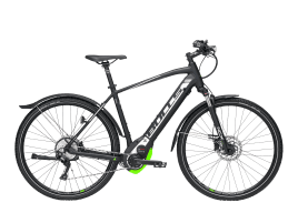 BULLS Cross Rider Evo Herren 61 cm | schwarz matt/grau/grün/weiß