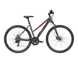 BULLS Crossbike 1 Trapez | 44 cm | grey matt/chrome red