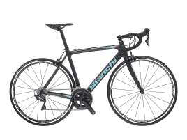 Bianchi Sempre Pro - Shimano Ultegra 11sp Compact - MBS-Special Edition - Modell 2018 59 cm | 1Z - black matte with MBS Logo and special graphics