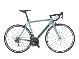 Bianchi Sempre Pro - Shimano Ultegra 11sp Compact - MBS-Special Edition - Modell 2018 61 cm | MU - celeste with MBS Logo and special graphics