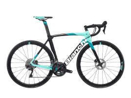 Bianchi Oltre XR3 Ultegra 11sp | 55 cm | XC - Graphite Race/Celeste CK16 shade + White Logo Full Glossy