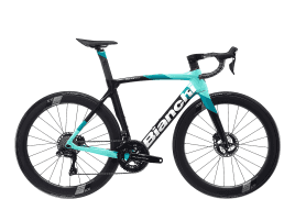 Bianchi Oltre XR4 Dura Ace Di2 12sp | 59 cm | XC - Graphite Race/Celeste CK16 shade + White Logo Full Glossy