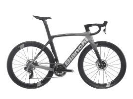 Bianchi Oltre XR4 Ultegra Di2 12sp | 61 cm | XB - Graphite Race/Grey shade Matt + Metal Mirror Logo Glossy