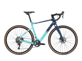 Bianchi Arcadex XS | GX - Celeste CK16/Blue Note glossy | Reparto Corse carbon shaft UD finish, forged alloy head, 15mm offset Length: 300mm