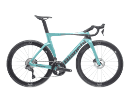 Bianchi Oltre PRO Shimano Ultegra Di2 12sp | 53 cm | ZF - Metallic Celeste/Graphite - Full Matt