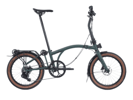 Brompton G Line with Roller Frame - 8 Gang large | Forest Green