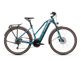 CUBE Touring Hybrid ONE 400 Lady XS | blue´n´green