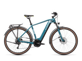 CUBE Touring Hybrid ONE 400 S | blue´n´green