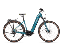 CUBE Touring Hybrid ONE 500 Easy Entry M | blue´n´green