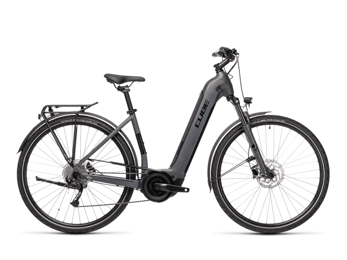 CUBE Touring Hybrid ONE 500 Easy Entry S | grey´n´black