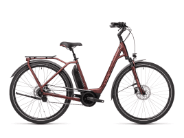 CUBE Town Hybrid Pro 500 Easy Entry XL | red´n´red