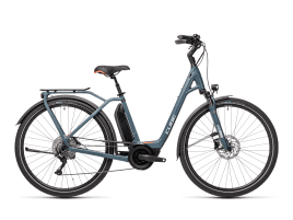 CUBE Town Sport Hybrid Pro 500 Easy Entry S | blue´n´red