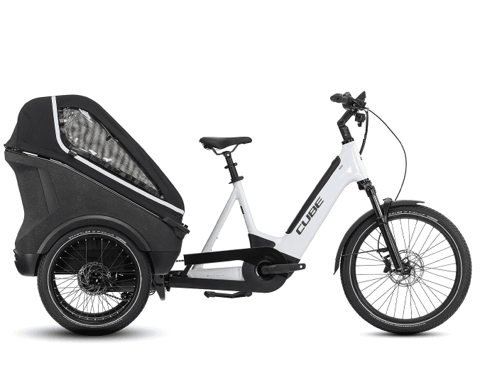 Foto: CUBE Trike Hybrid Family 750 E-Bike Lastenfahrrad Kindertransportrad