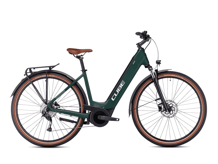 CUBE Touring Hybrid ONE 500 EasyEntry | S | darkgreen´n´green