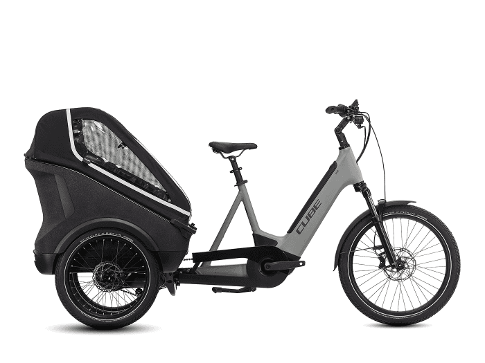 Foto: CUBE Trike Family Hybrid 750 E-Bike Lastenfahrrad Kindertransportrad