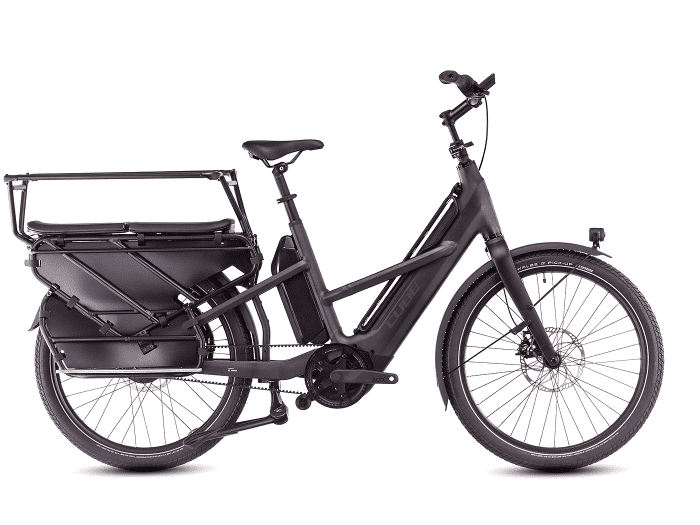 Foto: CUBE Longtail Hybrid Family 725 E-Bike Lastenfahrrad Kindertransportrad