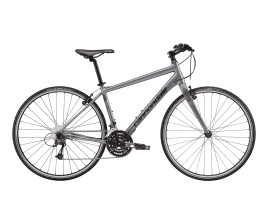 Cannondale Quick 4 S | Charcoal Grey w/ Jet Black and Fine Silver, Reflective Detail - Matte (GRY)